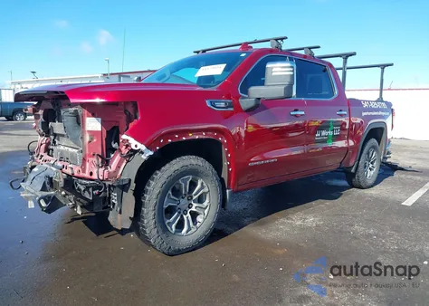 2021 GMC Sierra 1500 4Wd Short Box Slt из США, поврежденный, VIN 3GTU9DET3MG437087